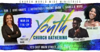 youth conference Facebook Event Cover template