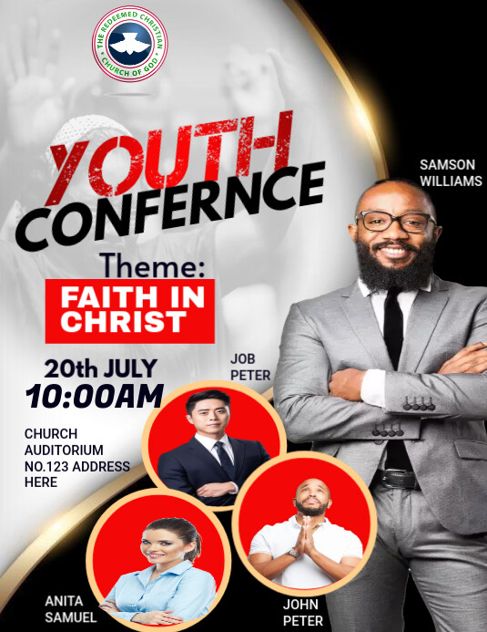 YOUTH CONFERENCE Pamflet (VSA Brief) template