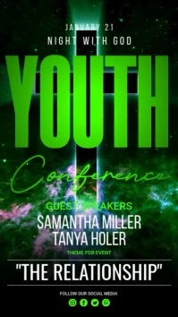 Youth Conference Event Instagram-Story template