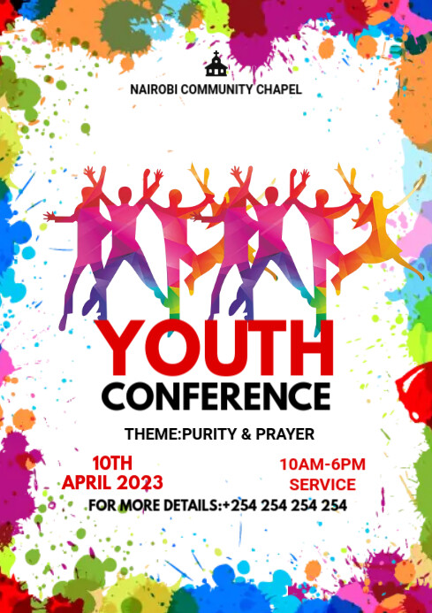 youth conference flyer template | PosterMyWall