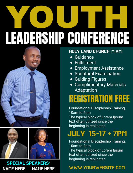 youth-conference-template-postermywall