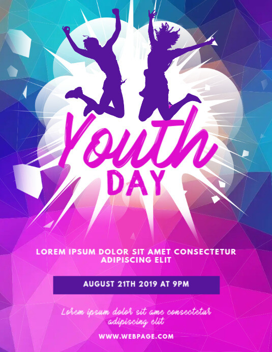 Youth Day Flyer Design Template PosterMyWall