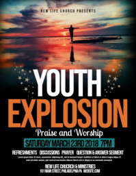 youth explosion Flyer (US Letter) template