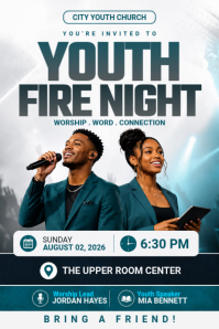Blanco Youth Church Event Iphosta Template