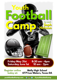 1 650 Football Camp Customizable Design Templates Postermywall