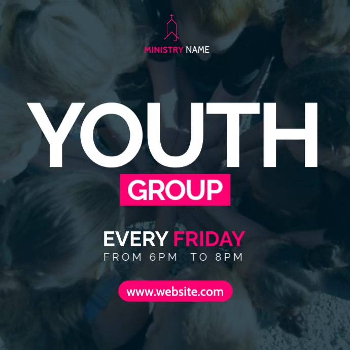 youth group advertising instagram post banner Template | PosterMyWall