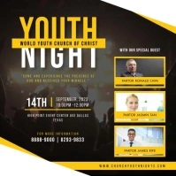 Youth Night Church Instagram Video template