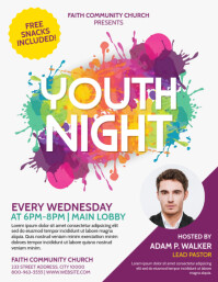 750 Youth Fellowship Customizable Design Templates Postermywall