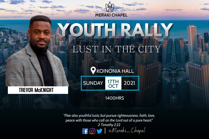 YOUTH RALLY Template | PosterMyWall