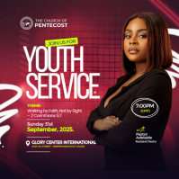 Youth Service Church Template Square (1:1)