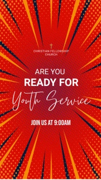 YOUTH SERVICE Instagram Story template