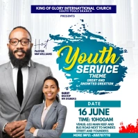 youth service Persegi (1:1) template