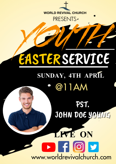 Youth service Template | PosterMyWall