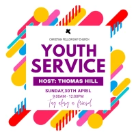 YOUTH SERVICE Pos Instagram template