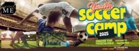 Youth Soccer Camp Copertina Facebook template