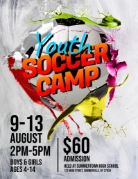 Youth Soccer Camp Flyer