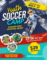 Youth Soccer Camp Flyer Template