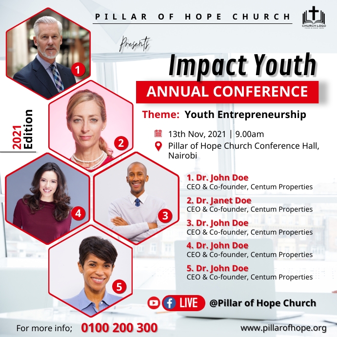 Youth summit Template | PosterMyWall