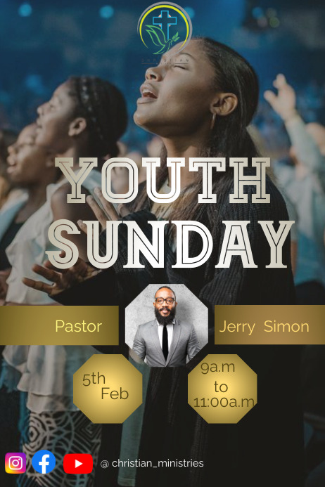 Youth sunday Poster Template | PosterMyWall