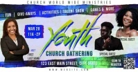 youth teen pre-teen young adult church event template