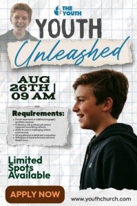 Youth Unleashed Event Poster template