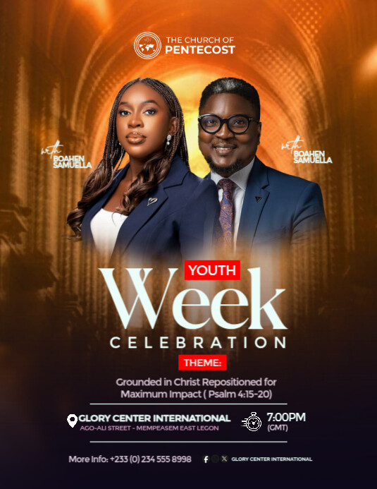 Youth Week Church Design Template | PosterMyWall