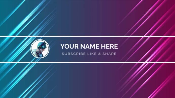Youtube Point Back YOUTUBE BACK COVER Template | PosterMyWall