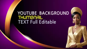 YOUTUBE BACKGROUND THUMBNAIL template