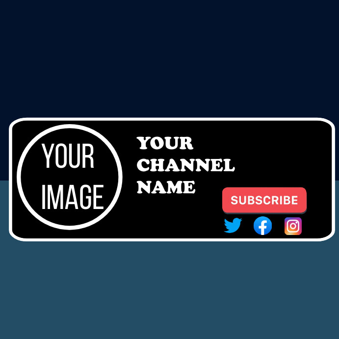 youtube banner Template | PosterMyWall