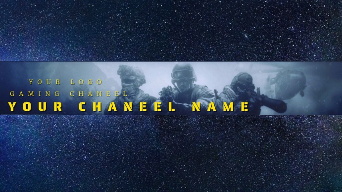 YOUTUBE CHANEEL COVER ART template