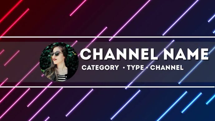 youtube channel cover art animated video Template | PosterMyWall