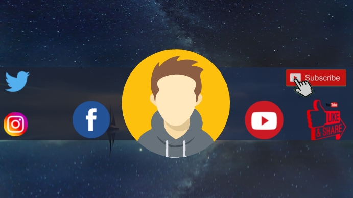 YOUTUBE CHANNEL COVER DESIGN Template | PosterMyWall