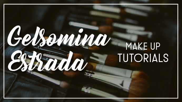 youtube channel cover makeup tutorial Template | PosterMyWall