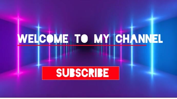 YouTube channel intro Template | PosterMyWall