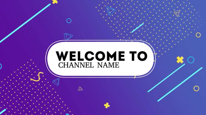 youtube channel intro editabele video Template | PosterMyWall
