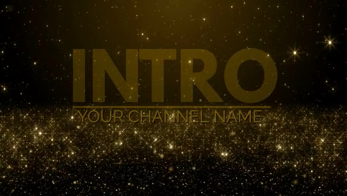 YOUTUBE CHANNEL INTRO VEDIO template