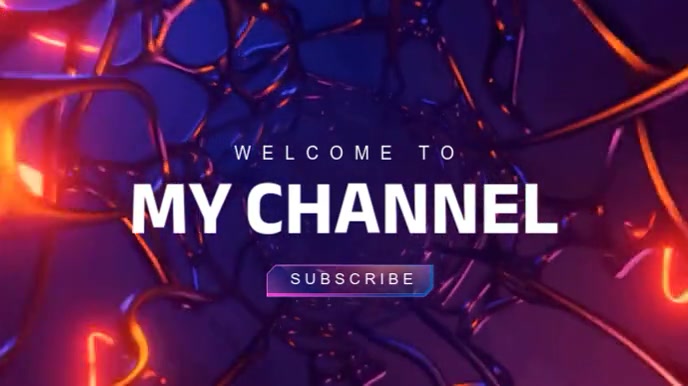 YouTube channel intro video Template | PosterMyWall