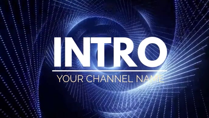 Youtube channel intro video template | PosterMyWall