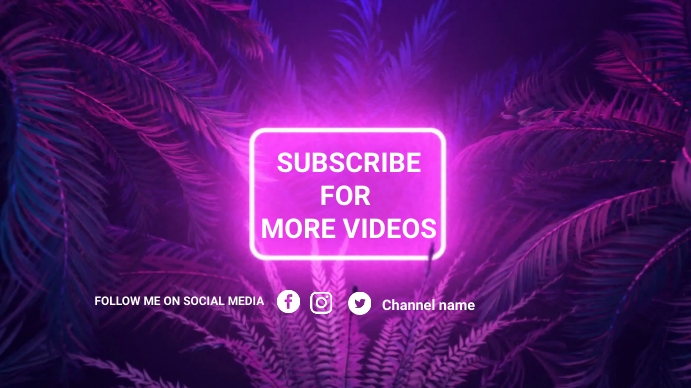 youtube end screens Apresentação (16:9) template