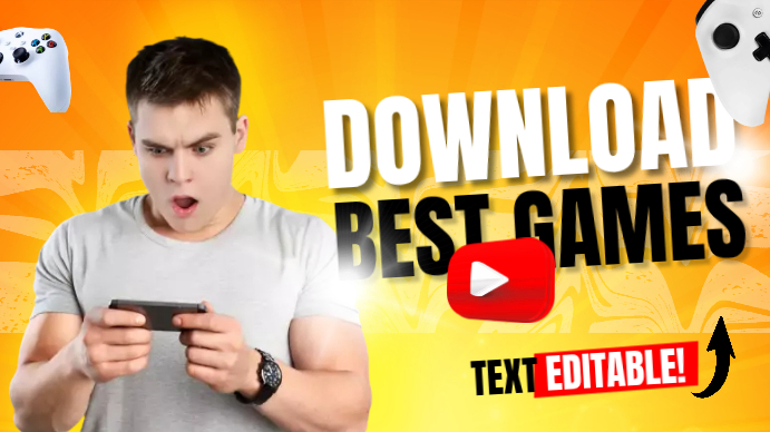 Youtube Game Thumbnail Modelo | PosterMyWall