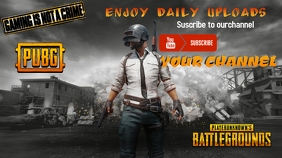 Gaming Youtube Channel Art Template Postermywall