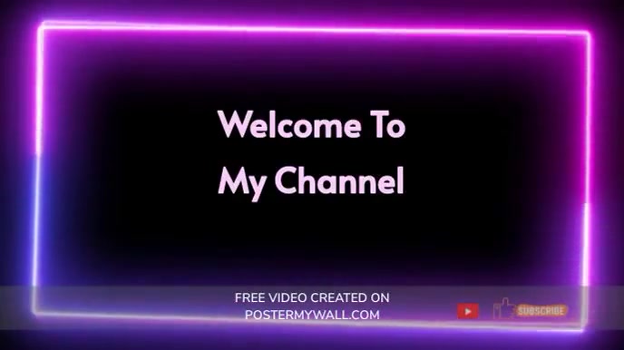 YouTube Intro Template | PosterMyWall