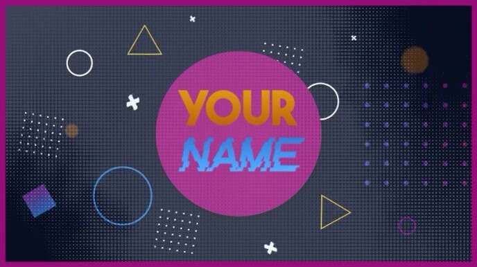 Youtube Intro Geometric Video Template Apresentação (16:9)