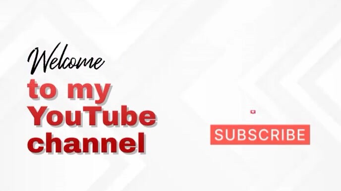 YouTube intro video Digital Display (16:9) template
