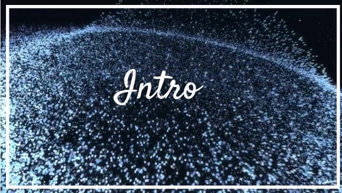 YouTube intro video template