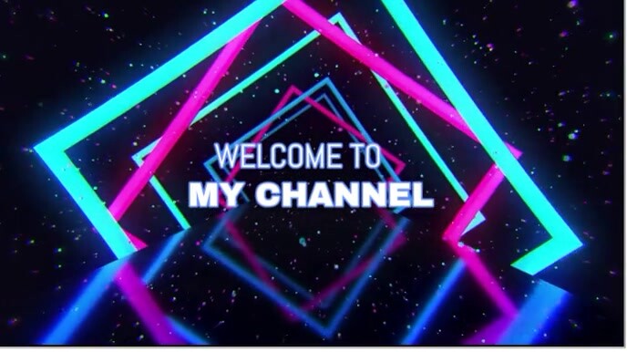 YouTube intro video Welcome to my channel Template | PosterMyWall