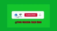 Youtube Like Subscribe and Hit the bell Icon Digital Display (16:9) template