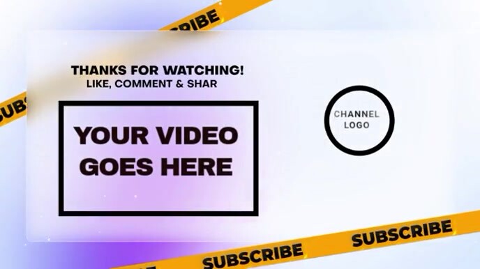 Copy of youtube outro | PosterMyWall