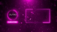 Youtube channel outro Template | PosterMyWall