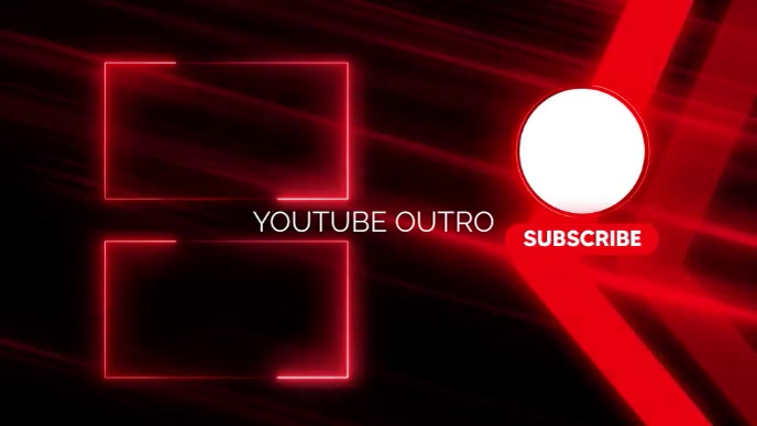 Plantilla de Youtube Outro video | PosterMyWall